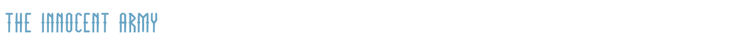 sample THE INNOCENT ARMY font